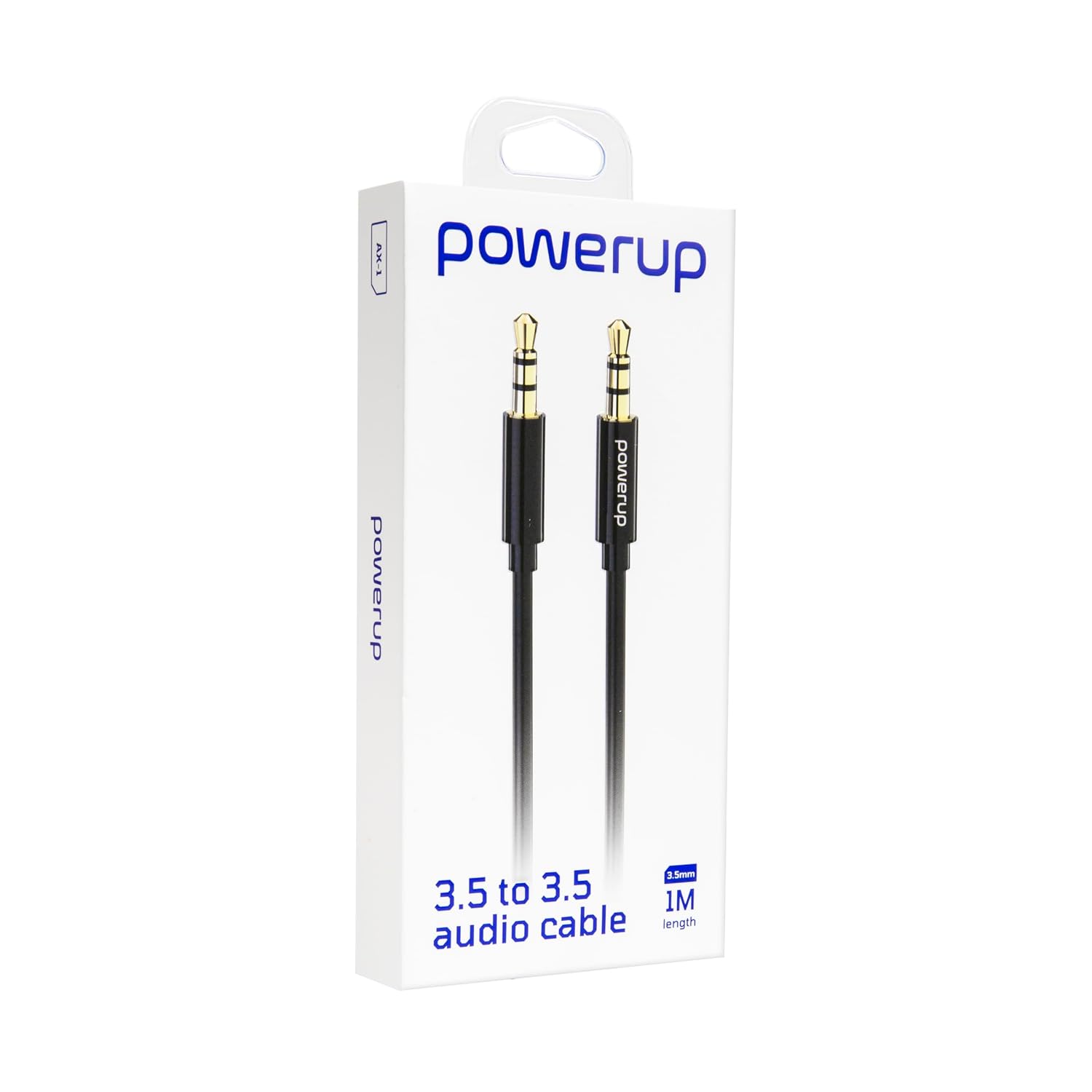 PowerUp AX-1 Audio Cable 3.5mm to 3.5 mm 1m