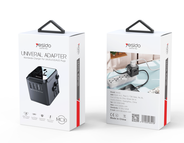 HOME CHARGER YESIDO MC10 BLACK