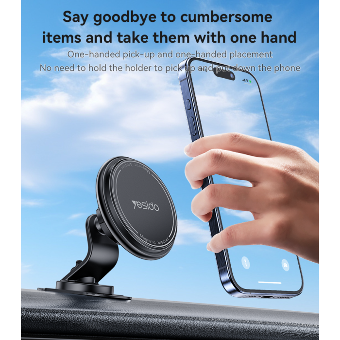 Yesido C220 360 Degree Rotation And The Magnetic Chuck Phone Holder