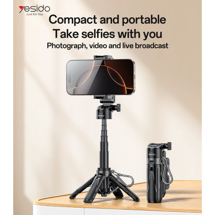 Yesido SF29 43CM Length Tripod Mini Selfie Stick