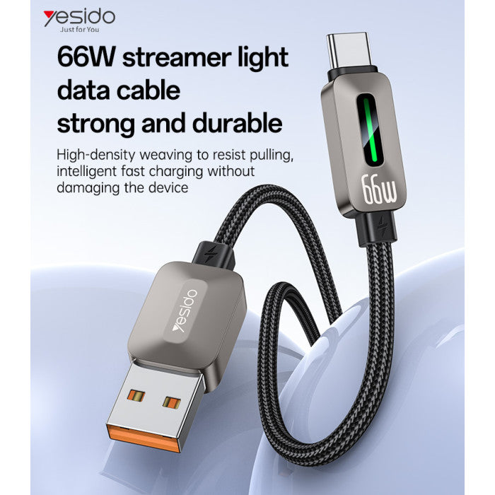 CA137C USB to Type-C 66W Fast Charging Data Cable