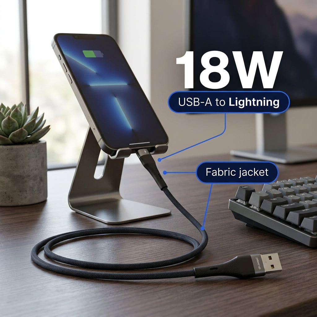PowerUp SL-14 Usb-a To Lightning Cable 1M