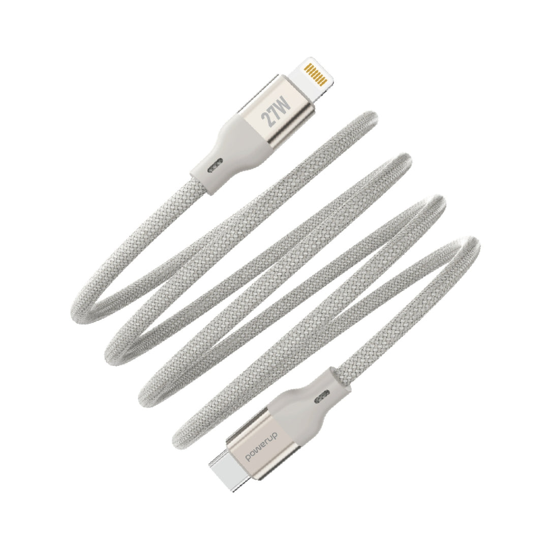 PowerUp MCC-2 100W Magnetic USB-C to LIGHTNING Cable, 1 Meter