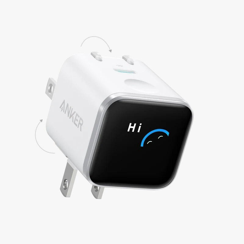 Anker Nano Wall Charger 45W Smart Display 180° Foldable (Chinese Version)