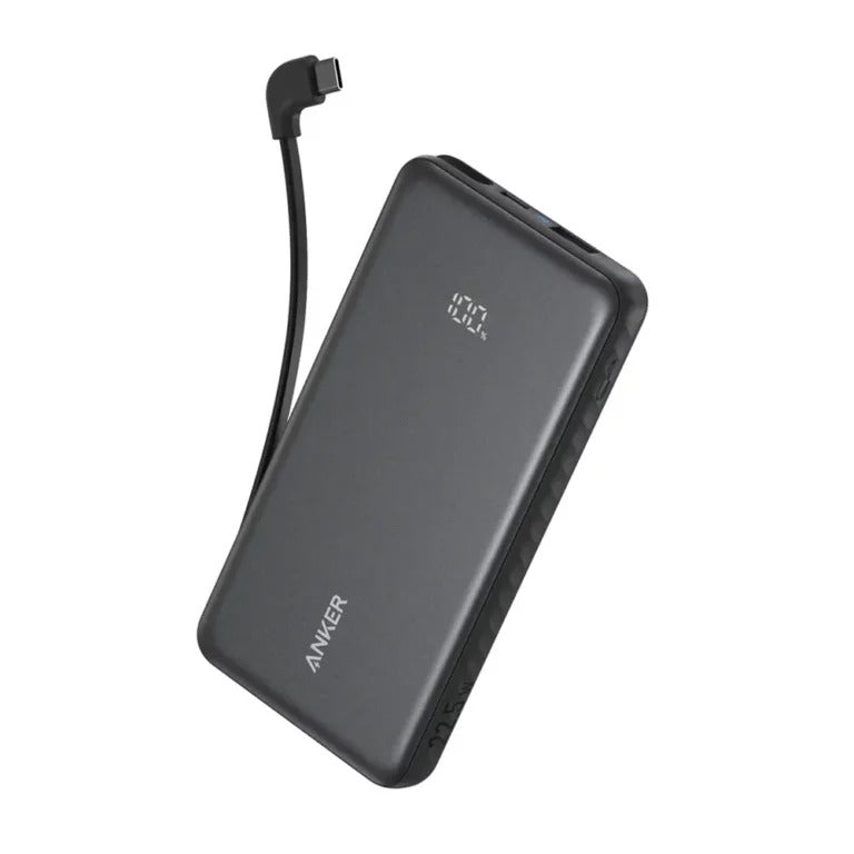 Anker Zolo 10,000 mAh Power Bank Built-In USB-C Cable 22.5W
