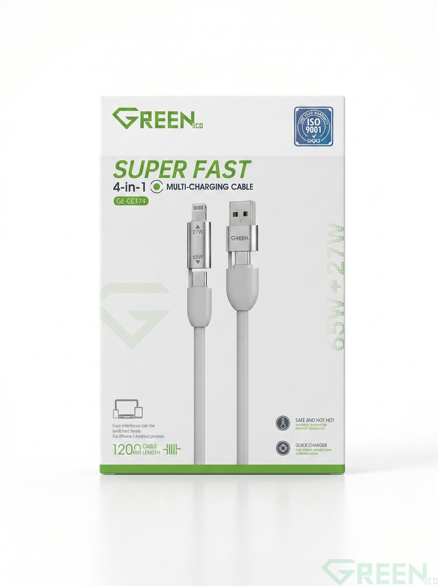 GREEN CABLE 4 IN 1