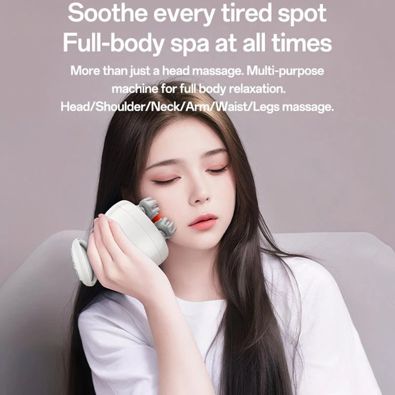 Yesido Head Massager Skin Friendly For Wet And Dry Use Kneading Massage MG12