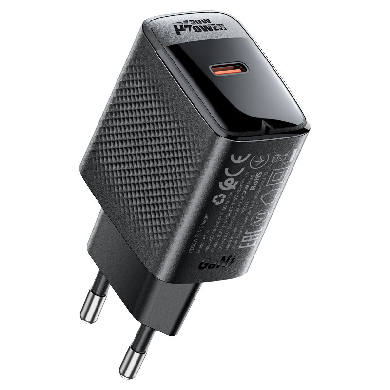 Fast Charge Wall Charger A102 PD30W GaN (1xUSB-C) EU