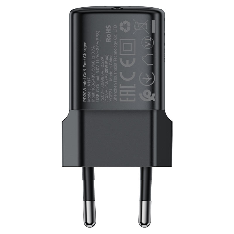 Fast Charge Wall Charger A117 PD20W GaN (1xUSB-C) EU