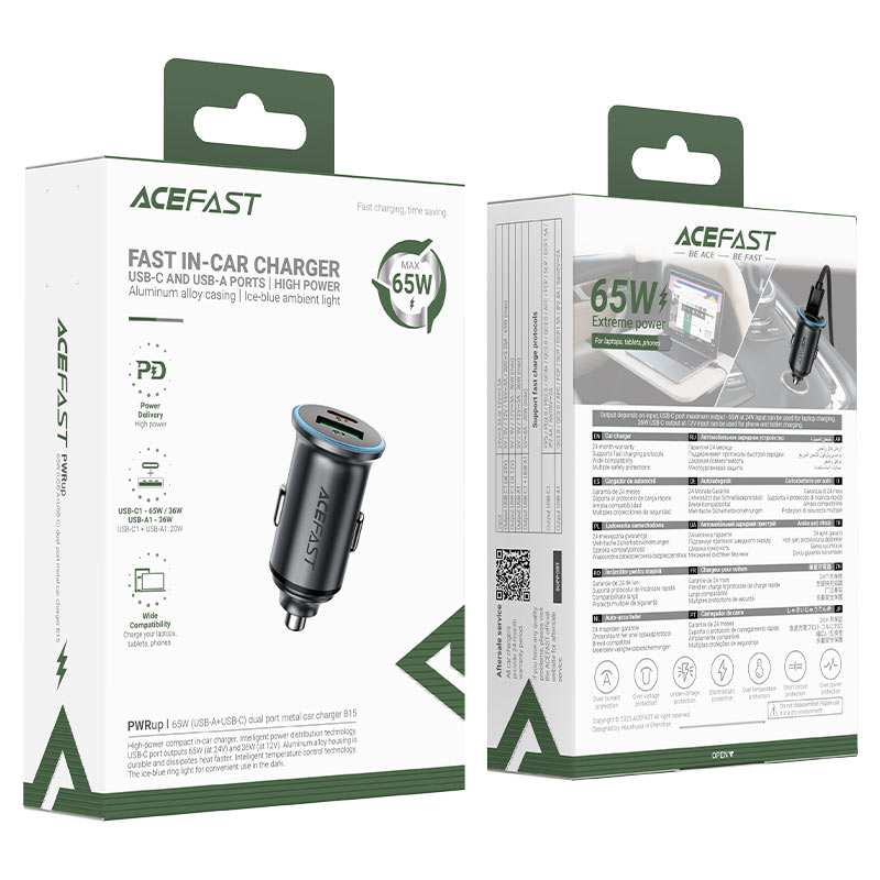Fast Charge Car Charger B15 65W
