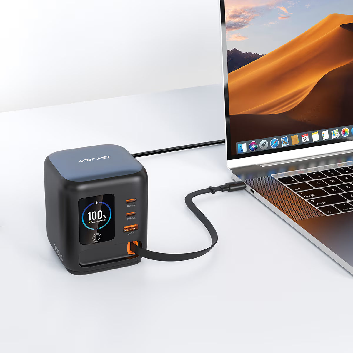 محطة طاقة مكتبية Z10 PD100W GaN (3xUSB-C+USB-A) - الاتحاد الأوروبي