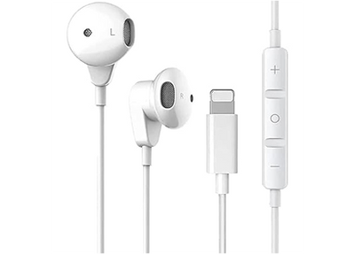 PowerUp - x 100 Sound Earphones with , lightning Connector, white