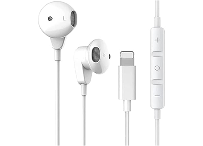 PowerUp - x 100 Sound Earphones with , lightning Connector, white
