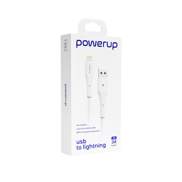 PowerUp SL-10 Usb-a To Lightning Cable 18W 1M