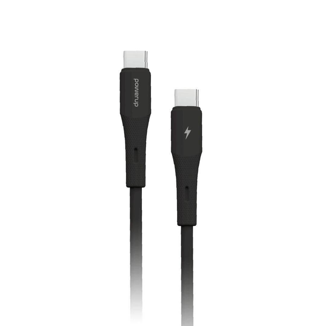 Power Up CC-15 - Type C To Type C 60W Fast Charging Nylon Cable, 1M