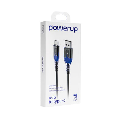 PowerUp ST-13 Usb-a To C Cable 18W 1M