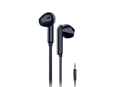 PowerUp x-300 - Pure Sound Earphone With 3.5mm Connector BLACK