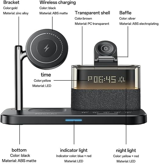 Wireless Charger YESIDO DS37 BLACK