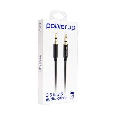PowerUp AX-1 Audio Cable 3.5mm to 3.5 mm 1m
