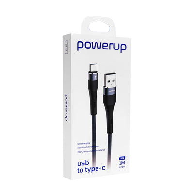 PowerUp ST-5 Usb-a To Usb-c Cable 18W 1M