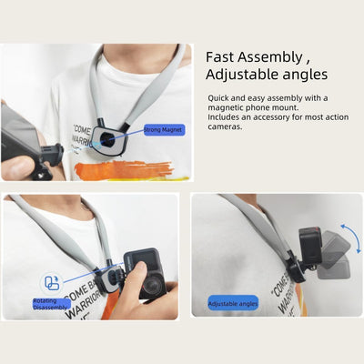 Multifunctional neck-hanging shooting bracket C332