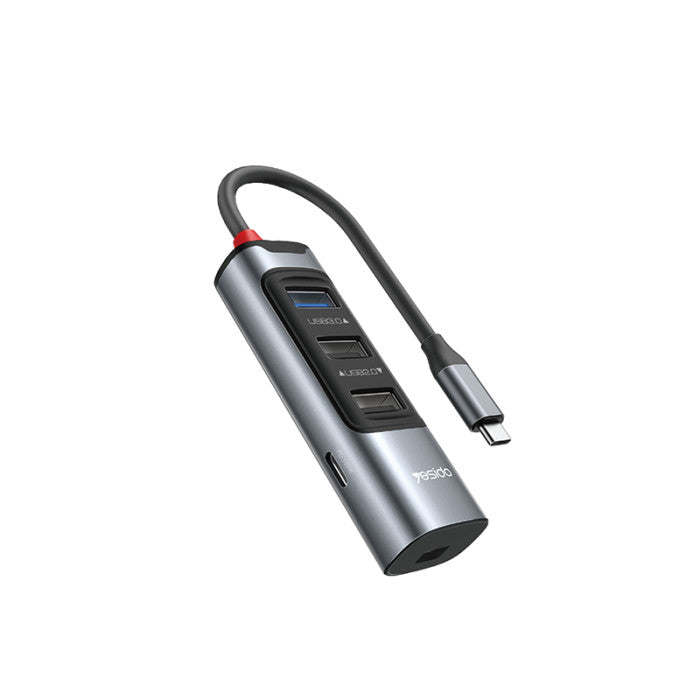 HB24 Type-C to USB and Charging USB Hub
