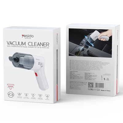 YESIDO VC10 Handheld Vacuum Cleaner 5000PA Suction Power 45500RPM Home Car Cleaning Tool