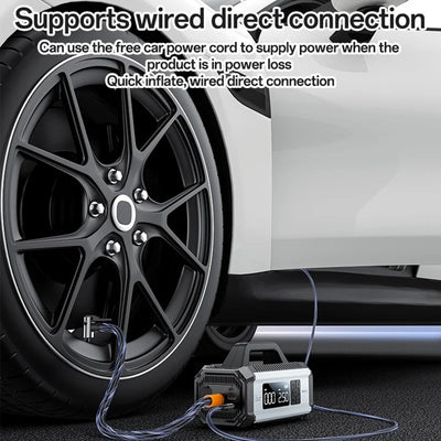 YESIDO VC13 5 in 1 Car Jump Starter 150PSI Tire Inflator Pump 10000mAh Power Bank with Emergency Light