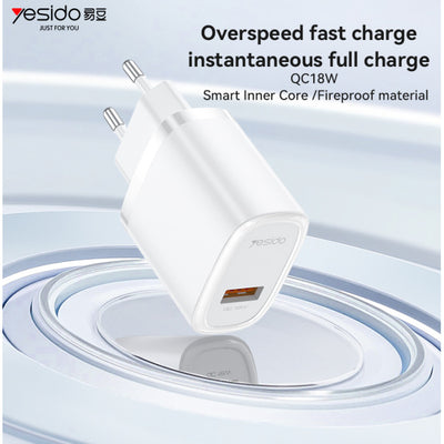 YC66 EU 18W Fast Charging Charger(USB Port)