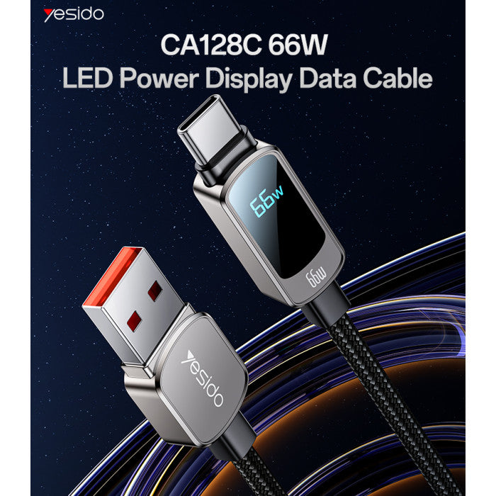 CA128C USB To Type-C 66W Power Display Data Cable