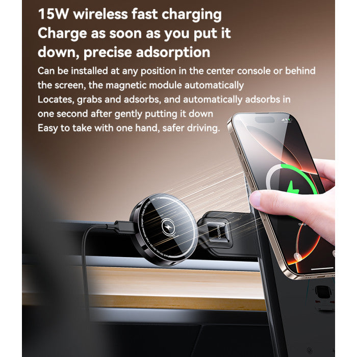 Yesido C316 15W Wireless Charging Magnetic Phone Holder