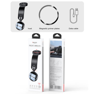 Yesido C316 15W Wireless Charging Magnetic Phone Holder