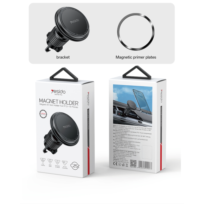 Yesido C252 Car Magnetic Air Vent Phone Holder