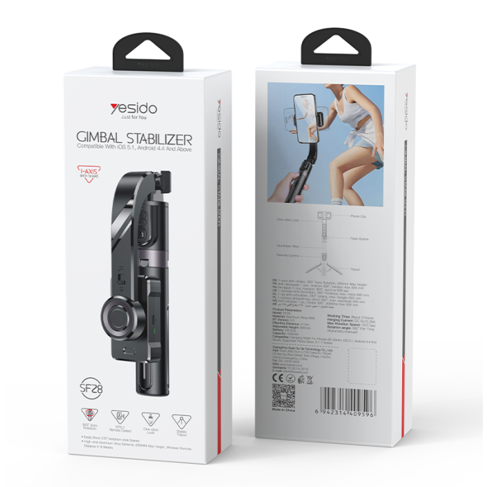Yesido SF28 Handheld Gimbal (Tripod) Stabilizer