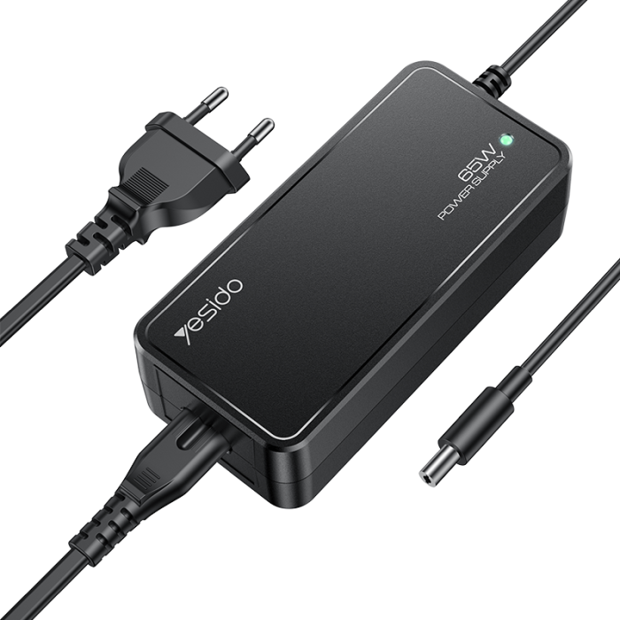 Yesido CG11E 65W Fast Charging EU Standard Laptop Adapter Charger