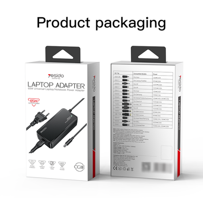 Yesido CG11E 65W Fast Charging EU Standard Laptop Adapter Charger
