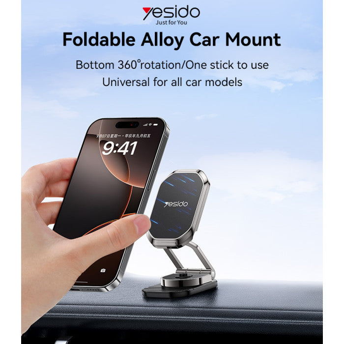 Yesido C222 Magnets Foldable Magnetic Car Phone Holder