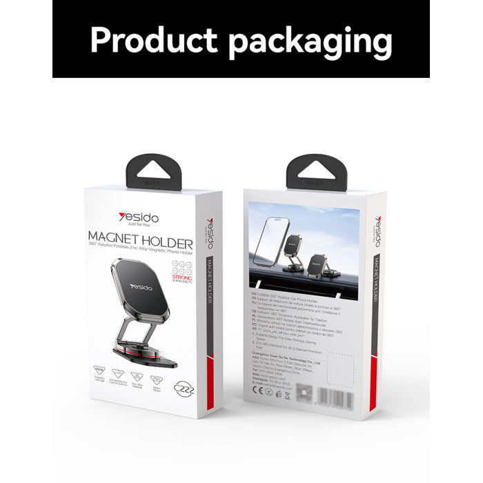 Yesido C222 Magnets Foldable Magnetic Car Phone Holder
