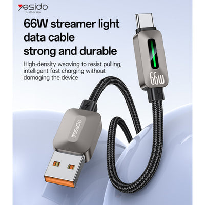 CA137C USB to Type-C 66W Fast Charging Data Cable