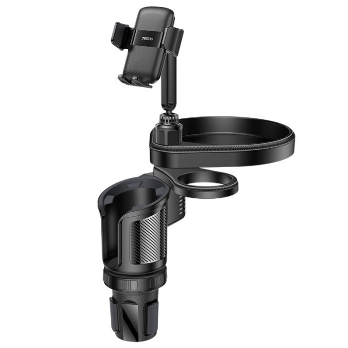 C274 4 in 1 Funtion Car Cup Hole Spring Clip Phone Holder