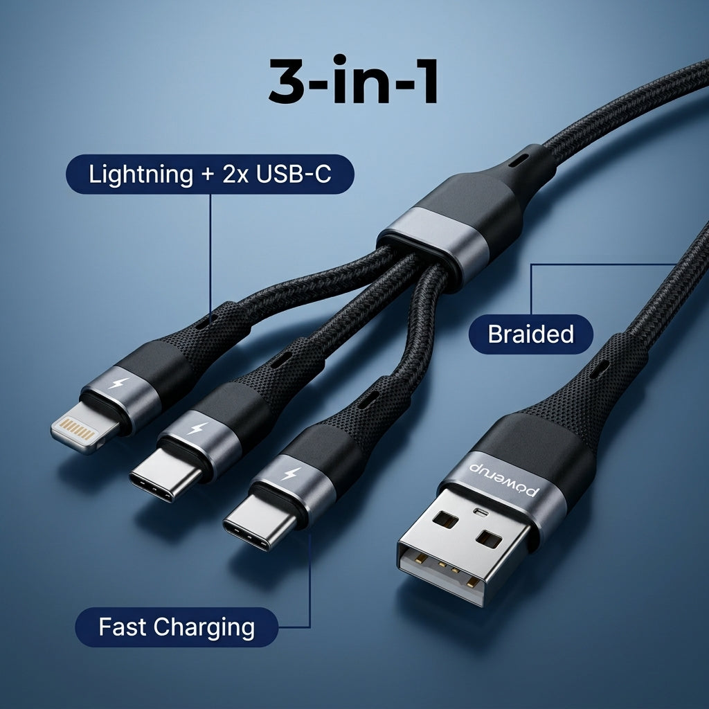 A3 in 1 cable super fast charge