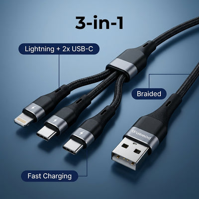 A3 in 1 cable super fast charge