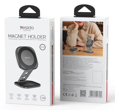 Folding desktop magnetic stand C301