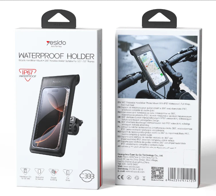 HOLDER YESIDO C333 BLACK