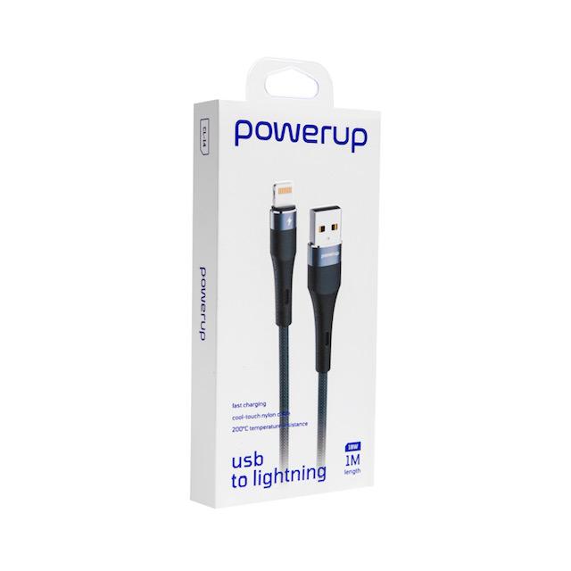 PowerUp SL-14 Usb-a To Lightning Cable  1M