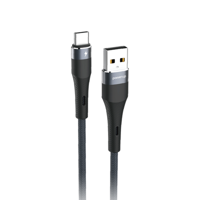 كابل ST-5 من باور اب USB-A إلى USB-C بقوة 18 وات وطول 1 متر