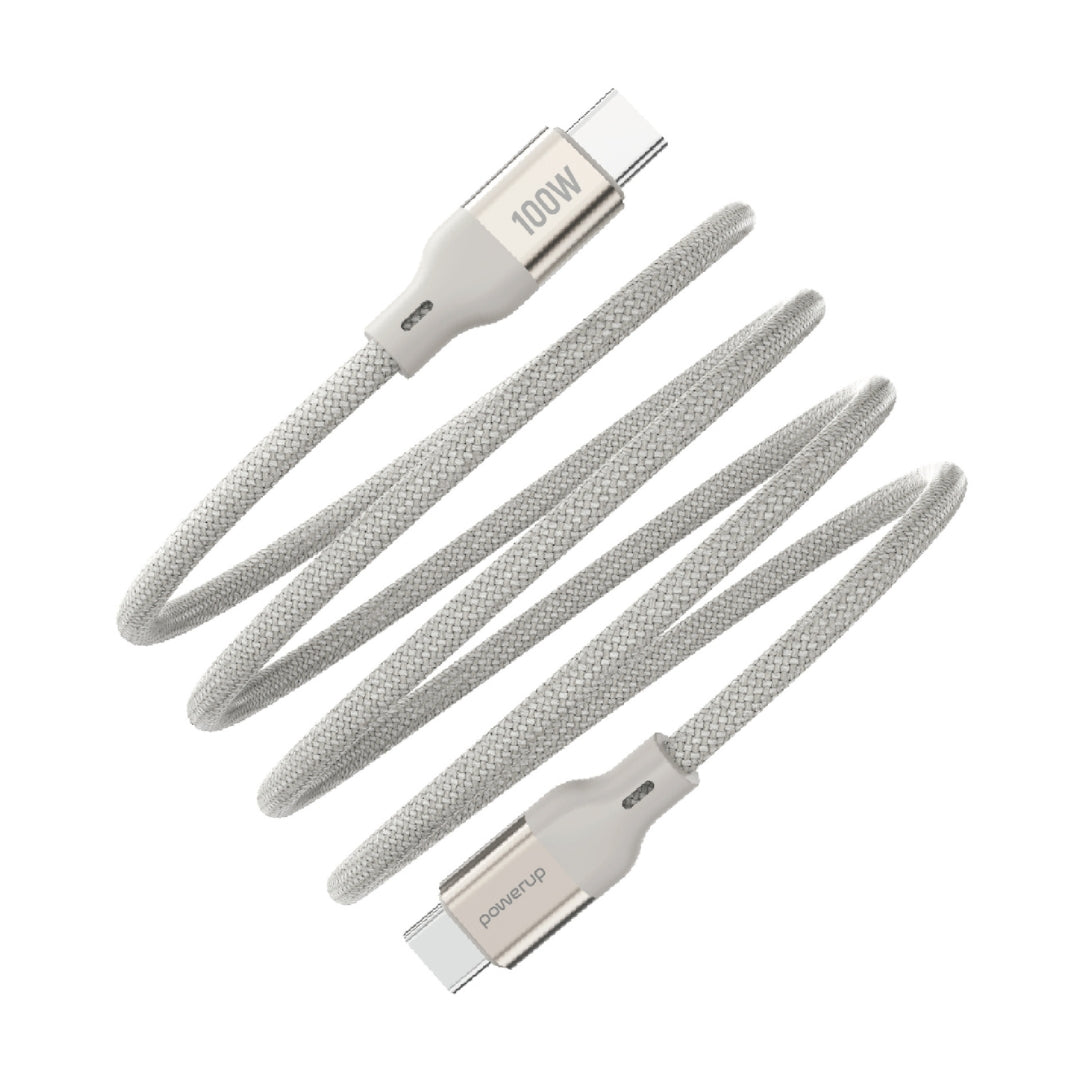 PowerUp MCC-1 100W Magnetic USB-C to USB-C Cable, 1 Meter