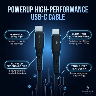 PowerUp SC-7 Usb-c Cable 60W 1M