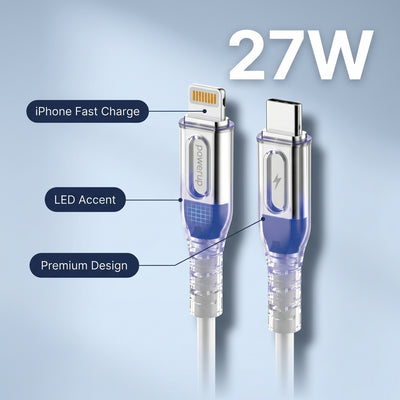 PowerUp SCL-12 Usb-c To Lightning Cable 27W 1M