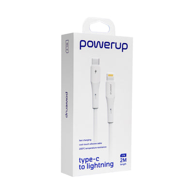 كابل SCL-4 من باور اب USB-C إلى لايتينج بطول 2 متر